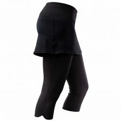 NRS Men's Paddle Pants HydroSkin 0.5mm Capri with Skirt Women's -Padder Fashion Store BK D1 35