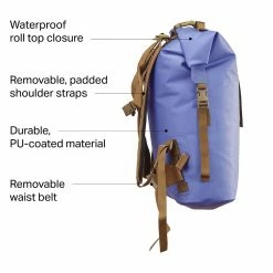 Watershed Dry Bags Animas 40L Backpack -Padder Fashion Store BLU D3 8