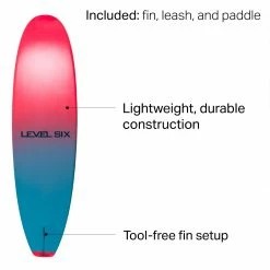 Level 6 Stand-Up Paddleboards Ten Seven Powershell ABS Stand Up Paddleboard Package -Padder Fashion Store EMB D15