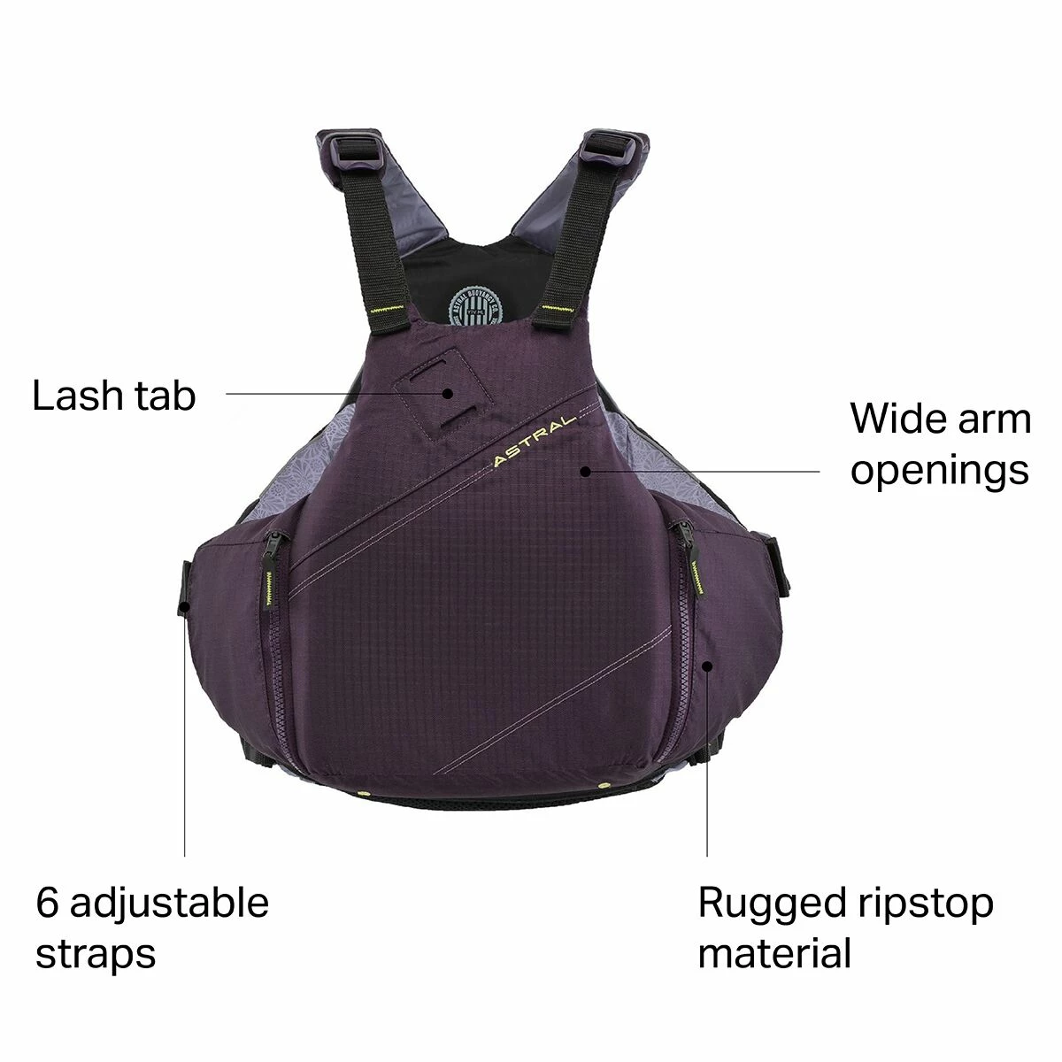 Astral Whitewater PFDs YTV Personal Flotation Device 4 Astral Whitewater PFDs YTV Personal Flotation Device - Image 2