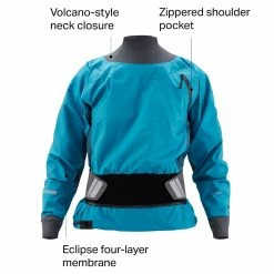 NRS Women's Paddle Tops Flux Dry Top Women's -Padder Fashion Store FJO D7 3