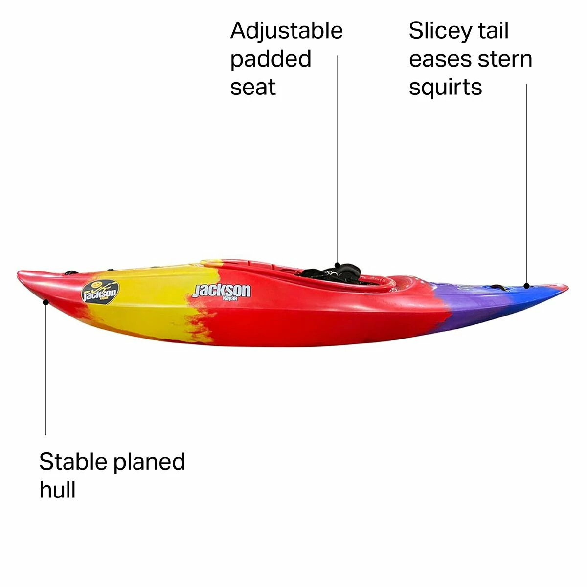 Jackson Kayak Whitewater Kayaks Antix 2.0 Kayak 2021 3 Jackson Kayak Whitewater Kayaks Antix 2.0 Kayak 2021 - Image 2
