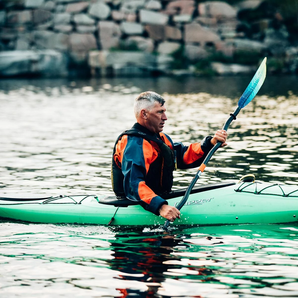 Aqua-Bound Touring Paddles Tango Fiberglass 2 Piece Posi Lok Paddle Bent Shaft 4 Aqua-Bound Touring Paddles Tango Fiberglass 2 Piece Posi Lok Paddle Bent Shaft - Image 2