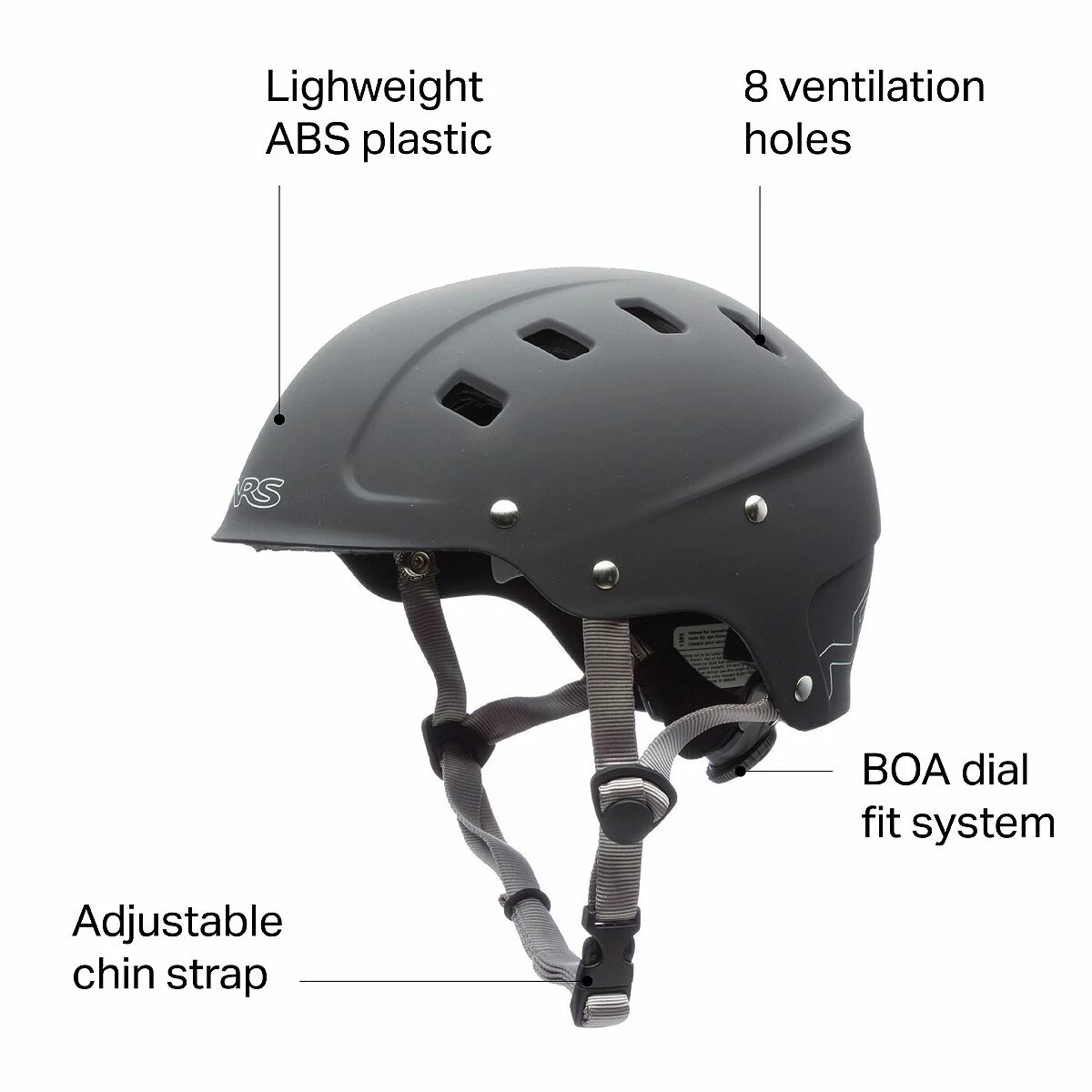 NRS Whitewater Helmets Chaos Side Cut Helmet 8 NRS Whitewater Helmets Chaos Side Cut Helmet - Image 6