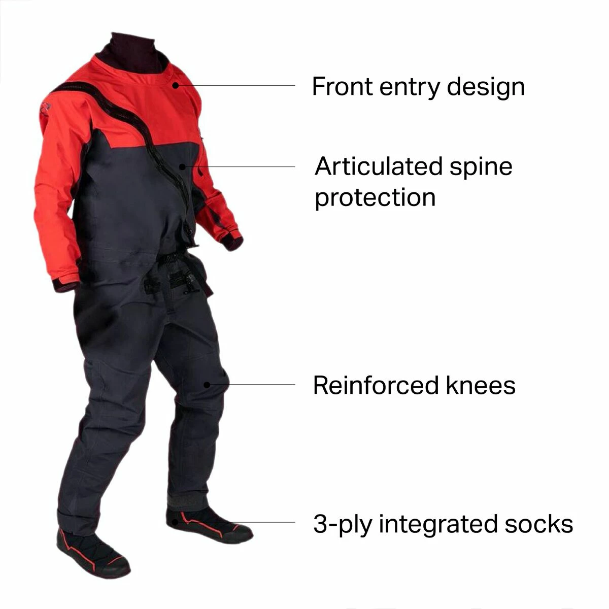 Level 6 Men's Drysuits Cronos Drysuit 4 Level 6 Men's Drysuits Cronos Drysuit - Image 2