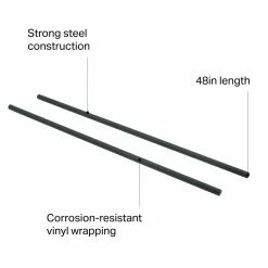 Yakima Roof Rack Bars RoundBar 1 Pair -Padder Fashion Store OC D4 2