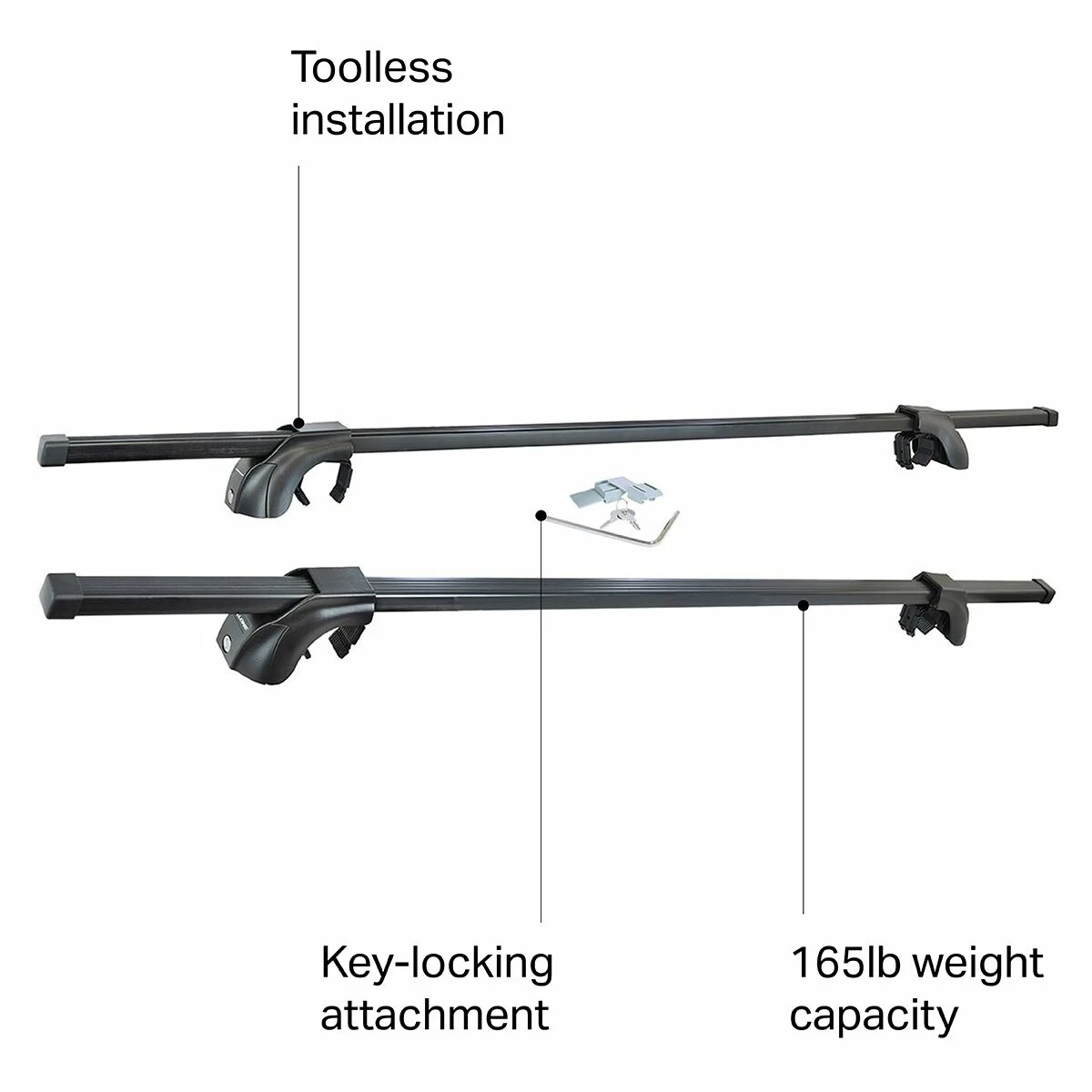 Malone Auto Racks Roof Rack Bars SteelTop Square Bar Rack 4 Malone Auto Racks Roof Rack Bars SteelTop Square Bar Rack - Image 2