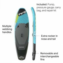 NRS Stand-Up Paddleboards Quiver Inflatable Stand Up Paddleboard 10ft 4in -Padder Fashion Store ONECOL D5 14