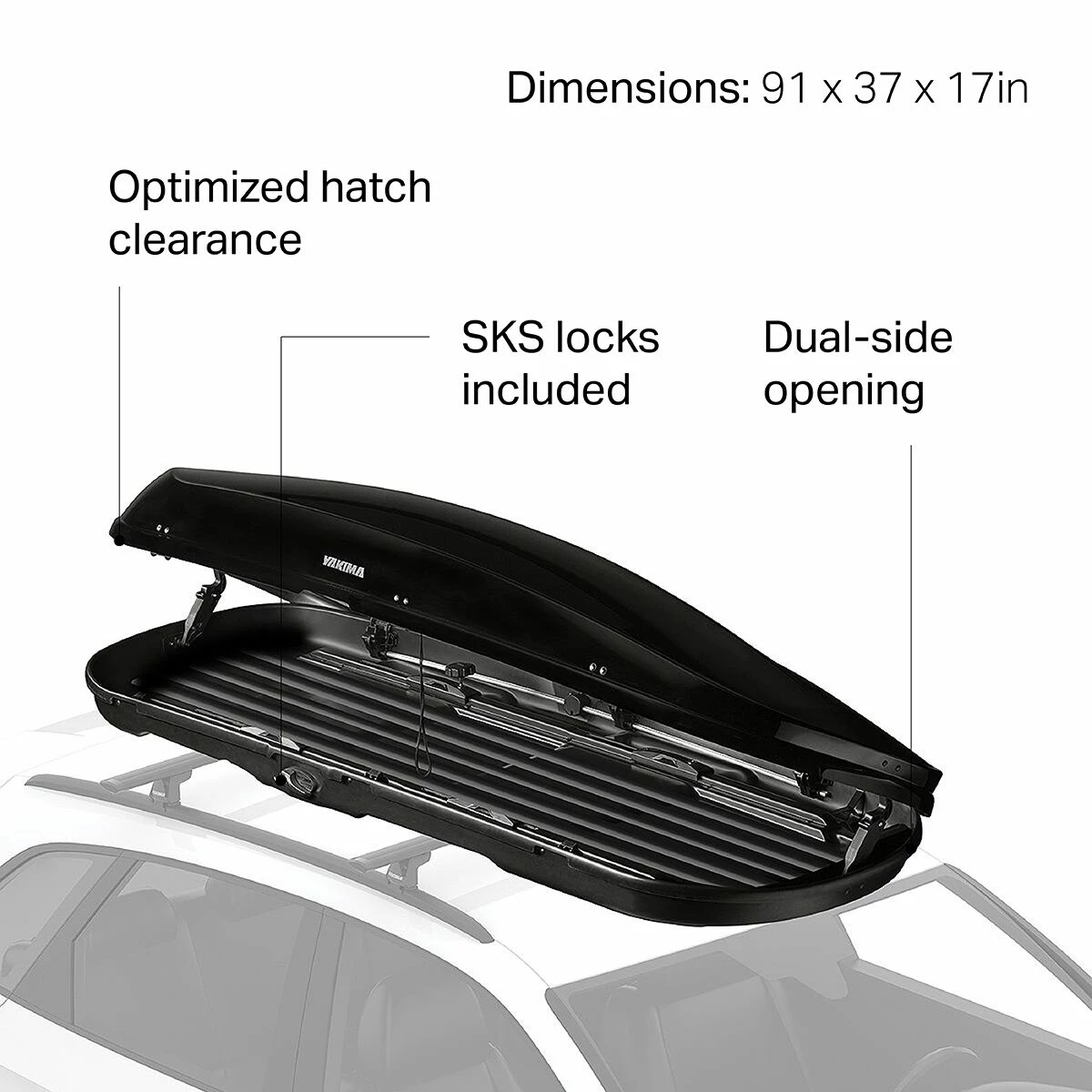 Yakima Cargo GrandTour 18 Cargo Box 4 Yakima Cargo GrandTour 18 Cargo Box - Image 2