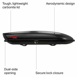 Yakima Cargo Boxes SkyBox 16 Carbonite Cargo Box -Padder Fashion Store ONECOL D8 3