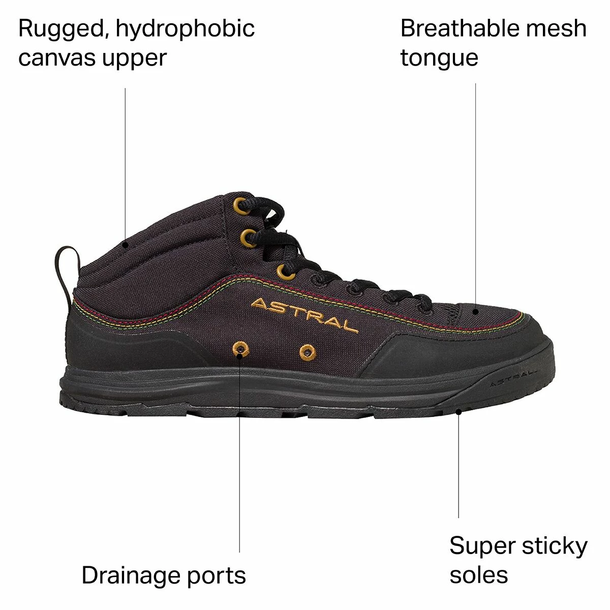 Astral Men's Paddle Clothing Accessories Rassler 2.0 Water Shoe 4 Astral Men's Paddle Clothing Accessories Rassler 2.0 Water Shoe - Image 2
