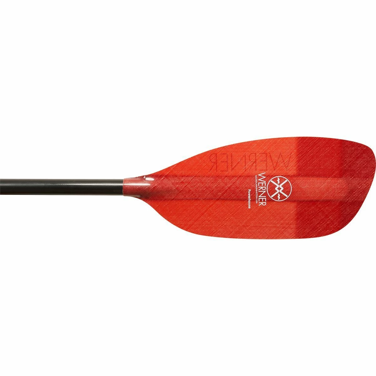 Werner Whitewater Paddles Powerhouse Fiberglass Paddle Straight Shaft 4 Werner Whitewater Paddles Powerhouse Fiberglass Paddle Straight Shaft - Image 2
