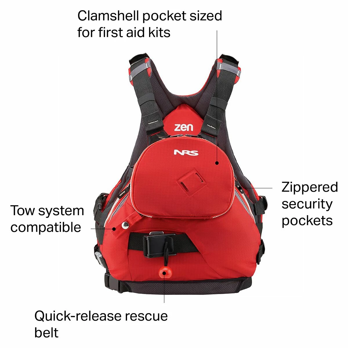 NRS Whitewater PFDs Zen Type V Personal Flotation Device 4 NRS Whitewater PFDs Zen Type V Personal Flotation Device - Image 2