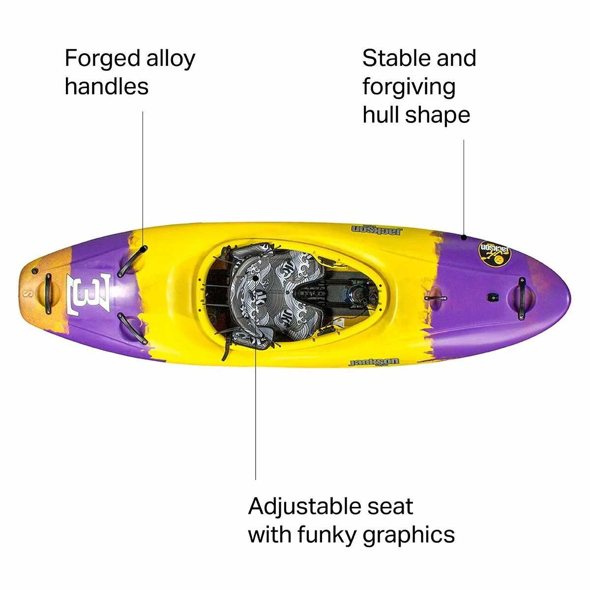 Jackson Kayak Whitewater Kayaks Zen 3.0 Kayak 2021 8 Jackson Kayak Whitewater Kayaks Zen 3.0 Kayak 2021 - Image 6