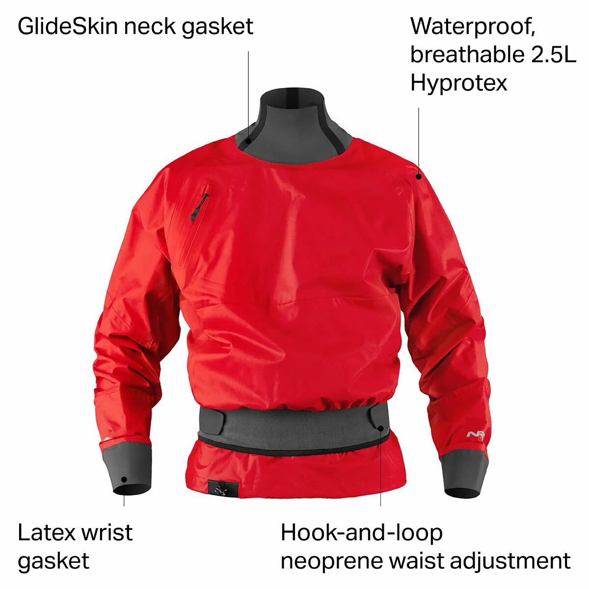 NRS Men's Paddle Jackets Stratos Paddling Jacket Men's 4 NRS Men's Paddle Jackets Stratos Paddling Jacket Men's - Image 2