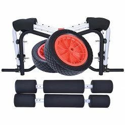 Malone Auto Racks Kayak Car Racks WideTrak ATB Large Kayak/Canoe Cart -Padder Fashion Store SIL D3 2