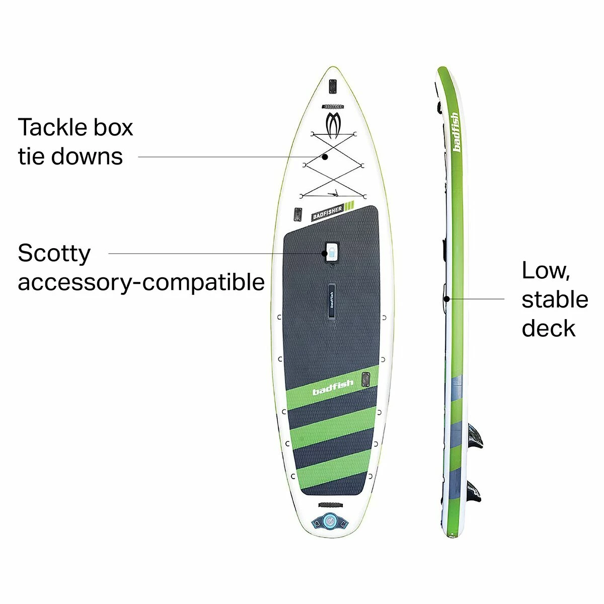 Badfish Stand-Up Paddleboards Badfisher Inflatable Stand Up Paddleboard 4 Badfish Stand-Up Paddleboards Badfisher Inflatable Stand Up Paddleboard - Image 2