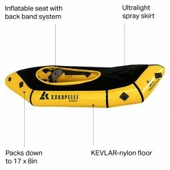 Kokopelli Whitewater Kayaks Rogue Spraydeck Packraft -Padder Fashion Store YEL D16